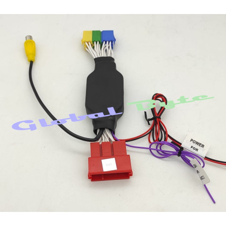 Global Byte Rear Camera Solution to add on Rear Camera in OEM Display Suitable for Fiat Linea / Punto | without camera | CAM/SOL-FI/N